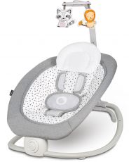 Шезлонг – електрокачель Lionelo Pascal Grey Dove